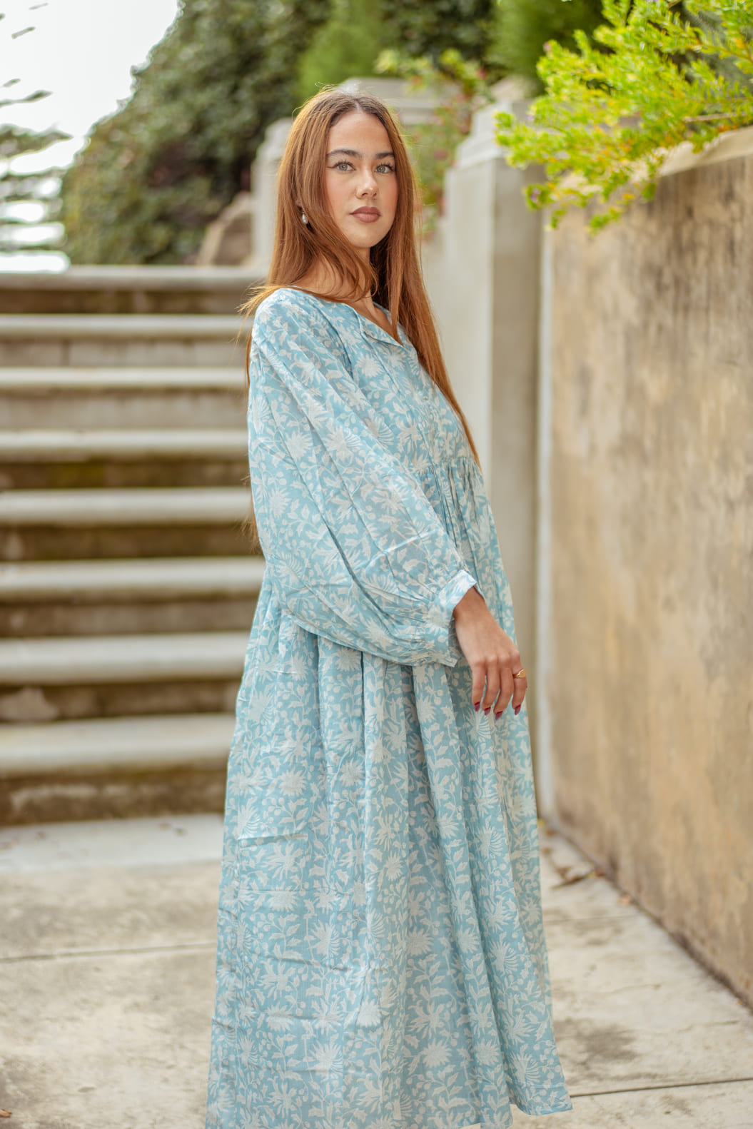 Mohini Midi Dress - Skyra Bloom