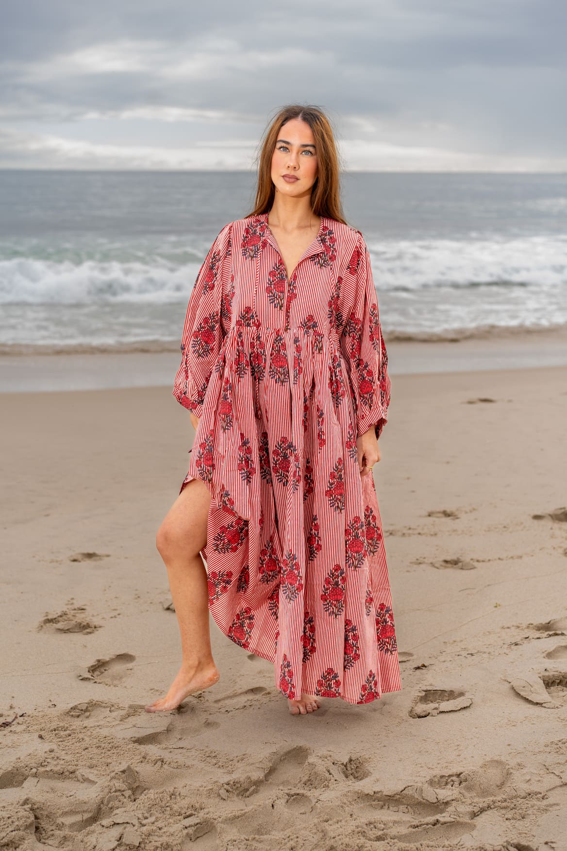 Mohini Midi Dress - Berry Affair