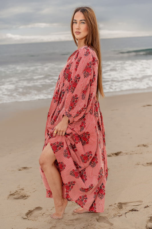 Mohini Midi Dress - Berry Affair