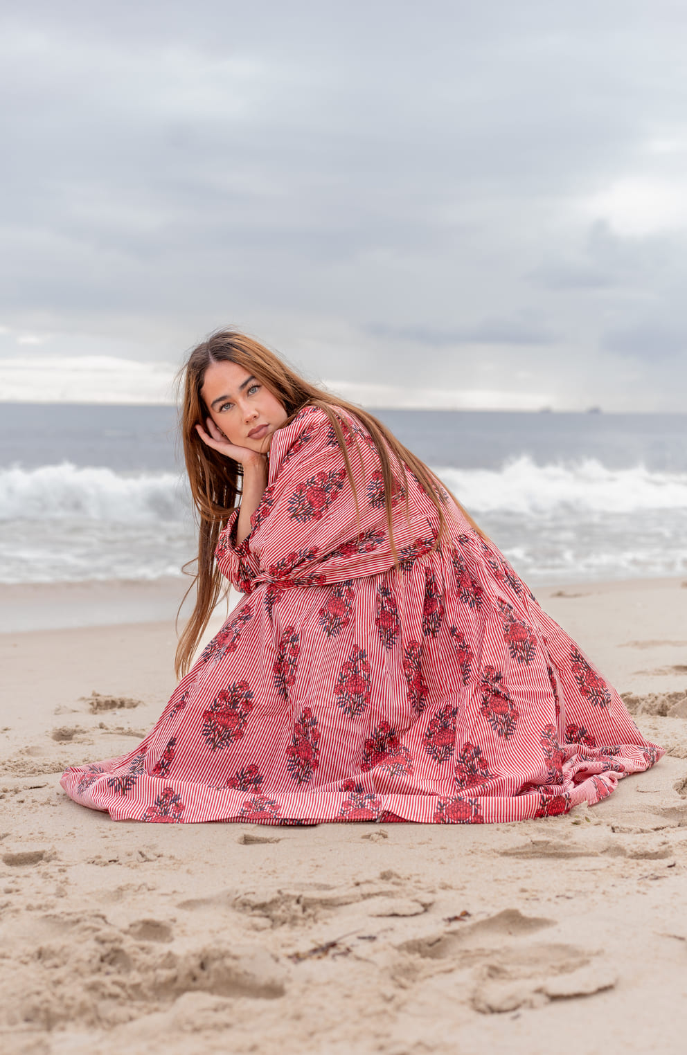 Mohini Midi Dress - Berry Affair