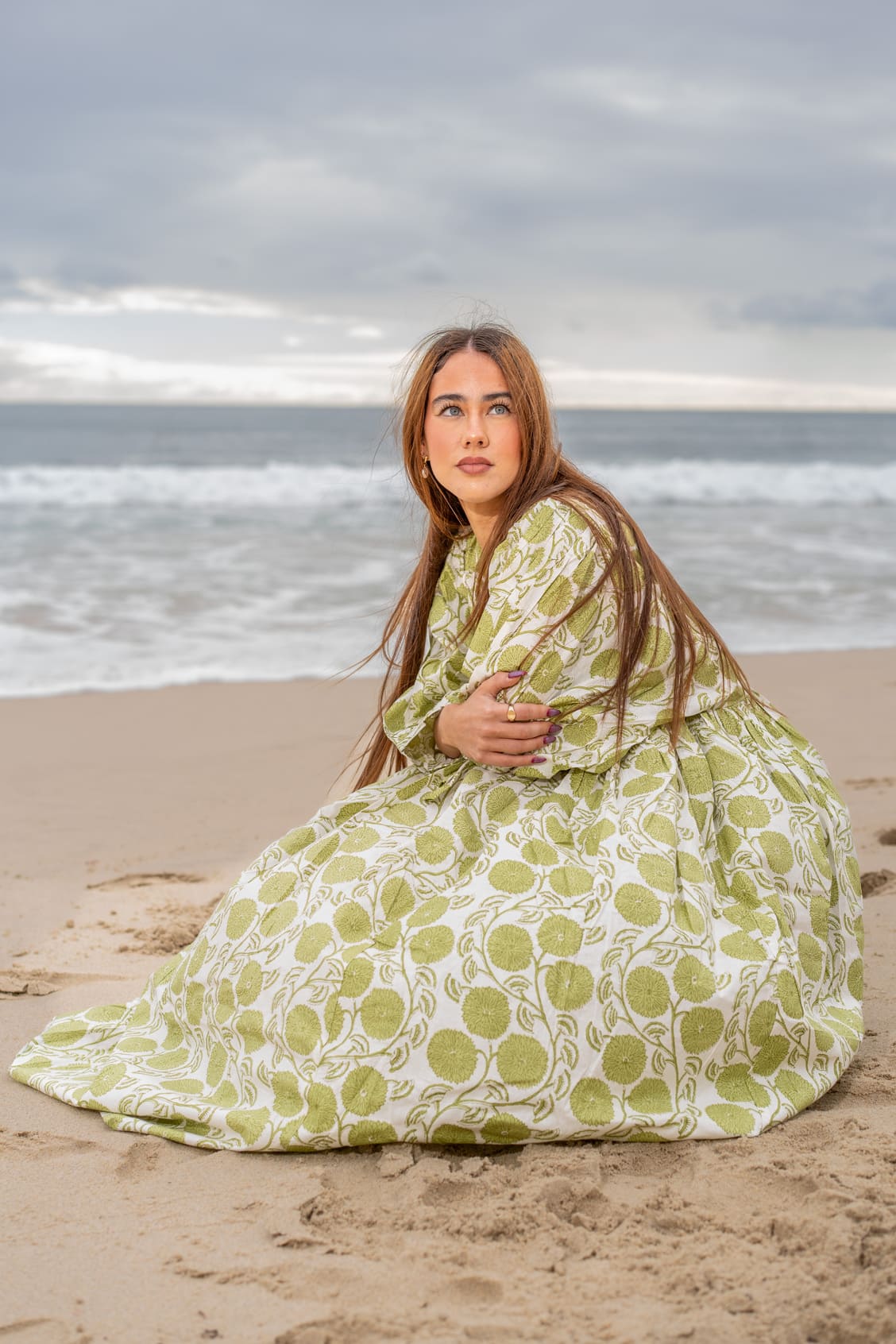 Mohini Midi Dress - Spring Breeze