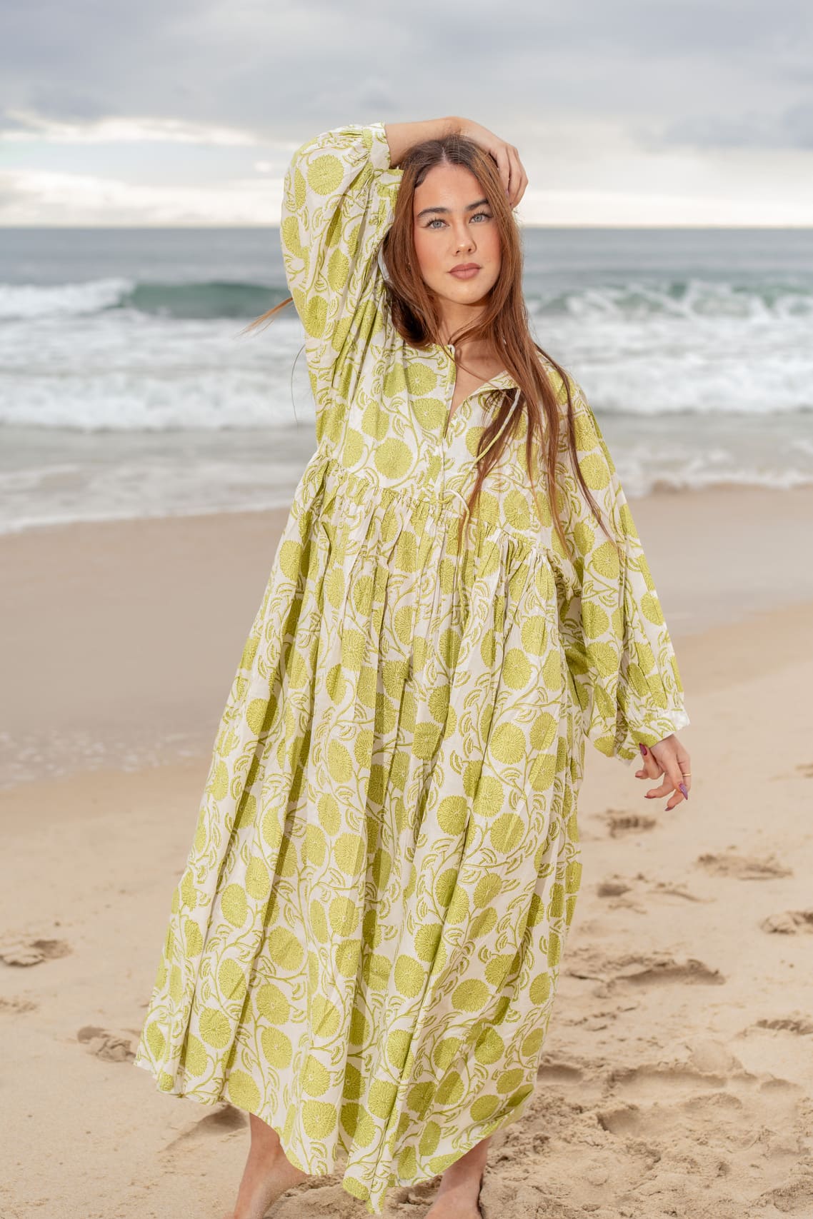 Mohini Midi Dress - Spring Breeze