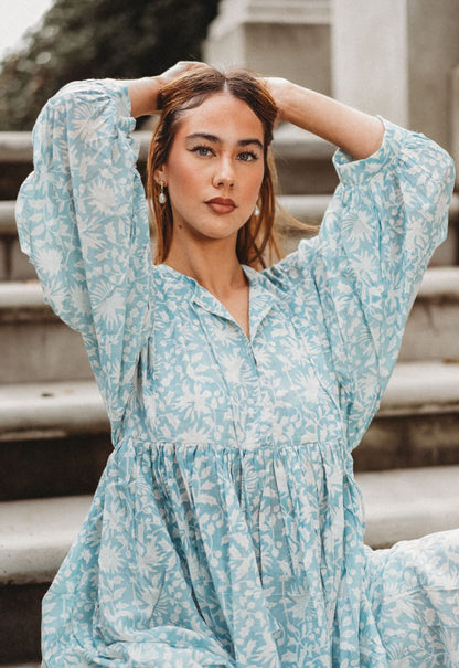 Mohini Midi Dress - Skyra Bloom