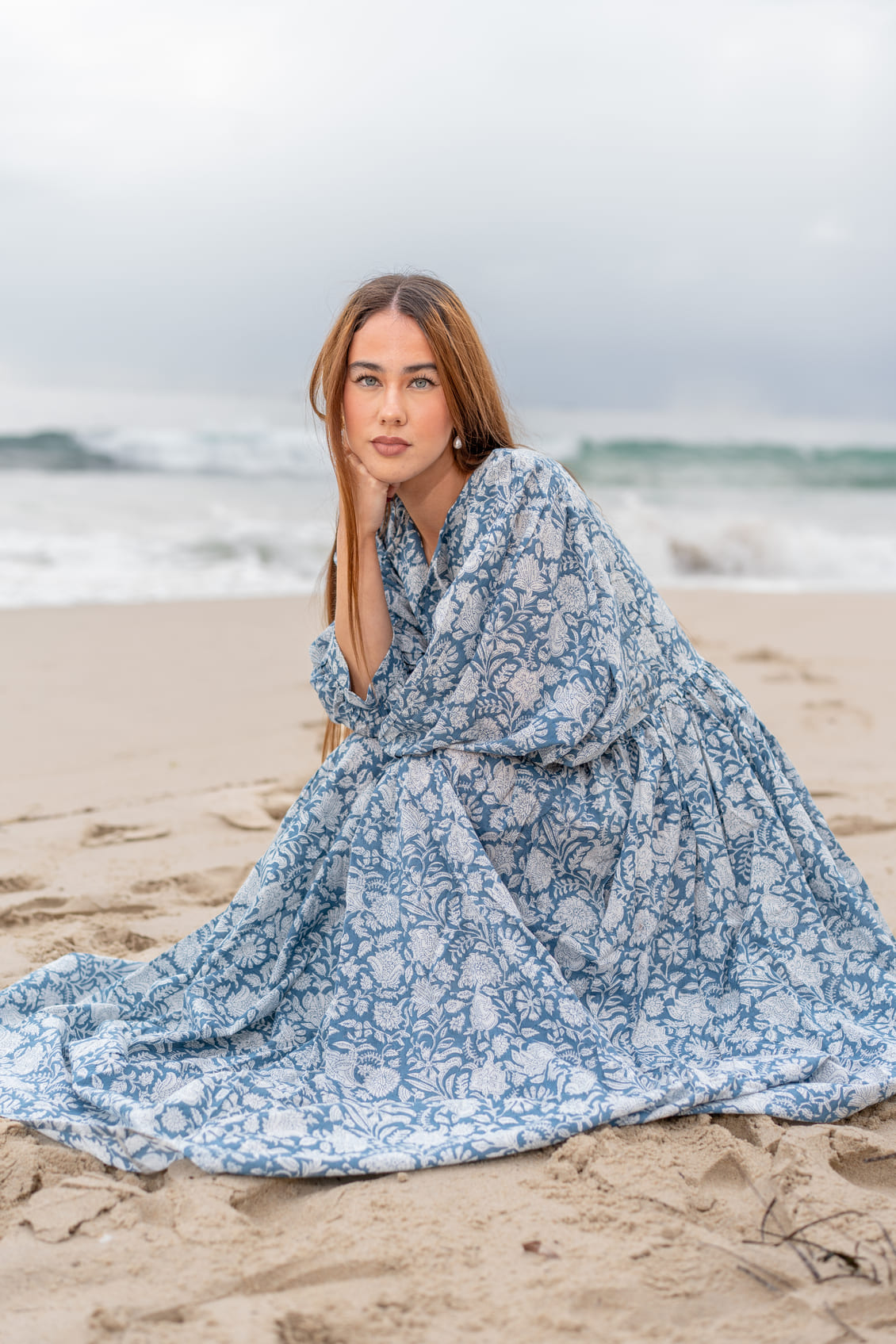 Mohini Midi Dress - Morning Dew