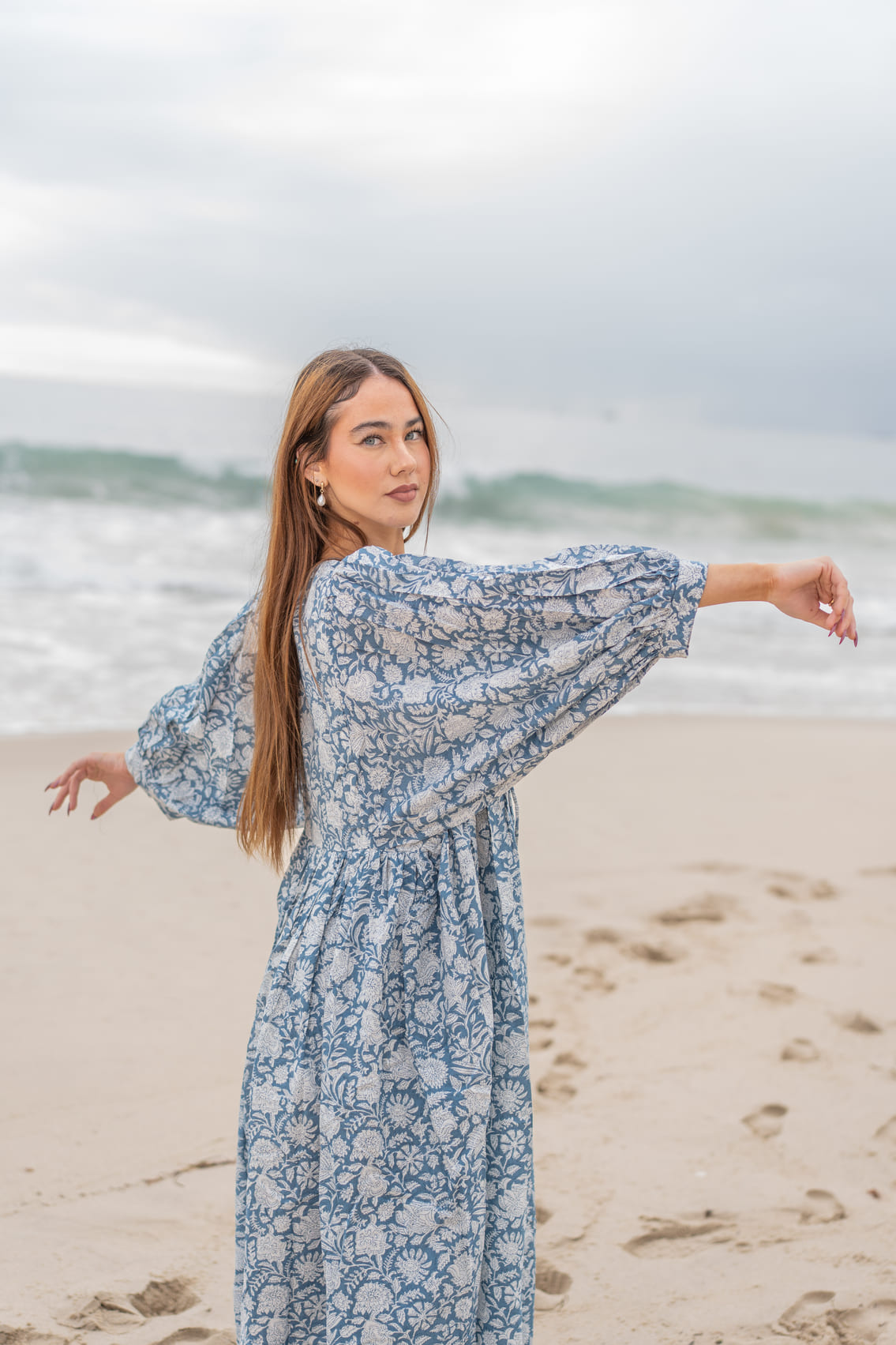 Mohini Midi Dress - Morning Dew