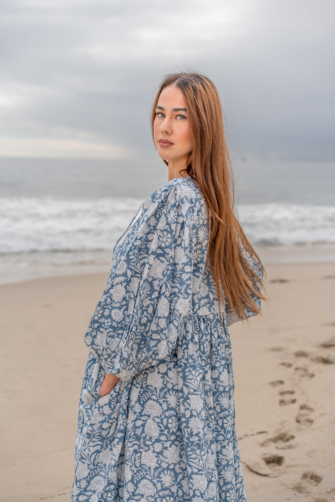 Mohini Midi Dress - Morning Dew