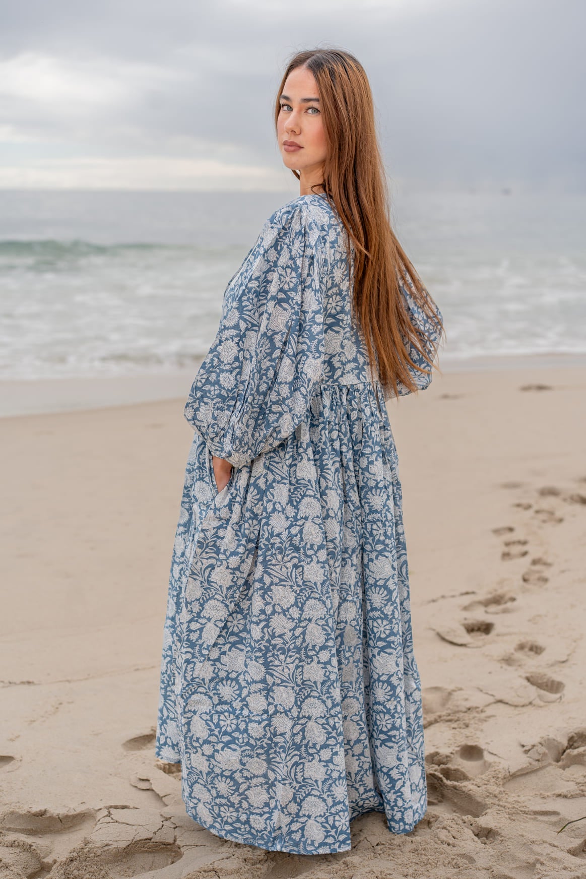 Mohini Midi Dress - Morning Dew