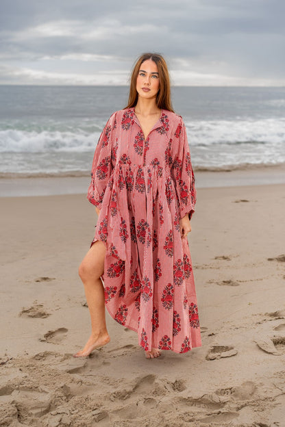 Mohini Midi Dress - Berry Affair