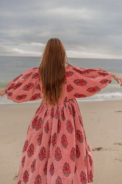 Mohini Midi Dress - Berry Affair