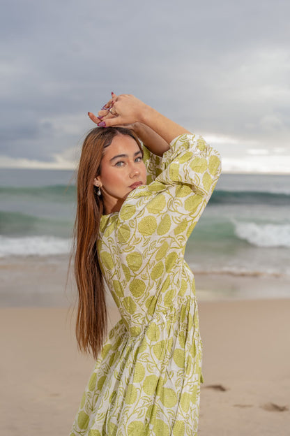 Mohini Midi Dress - Spring Breeze