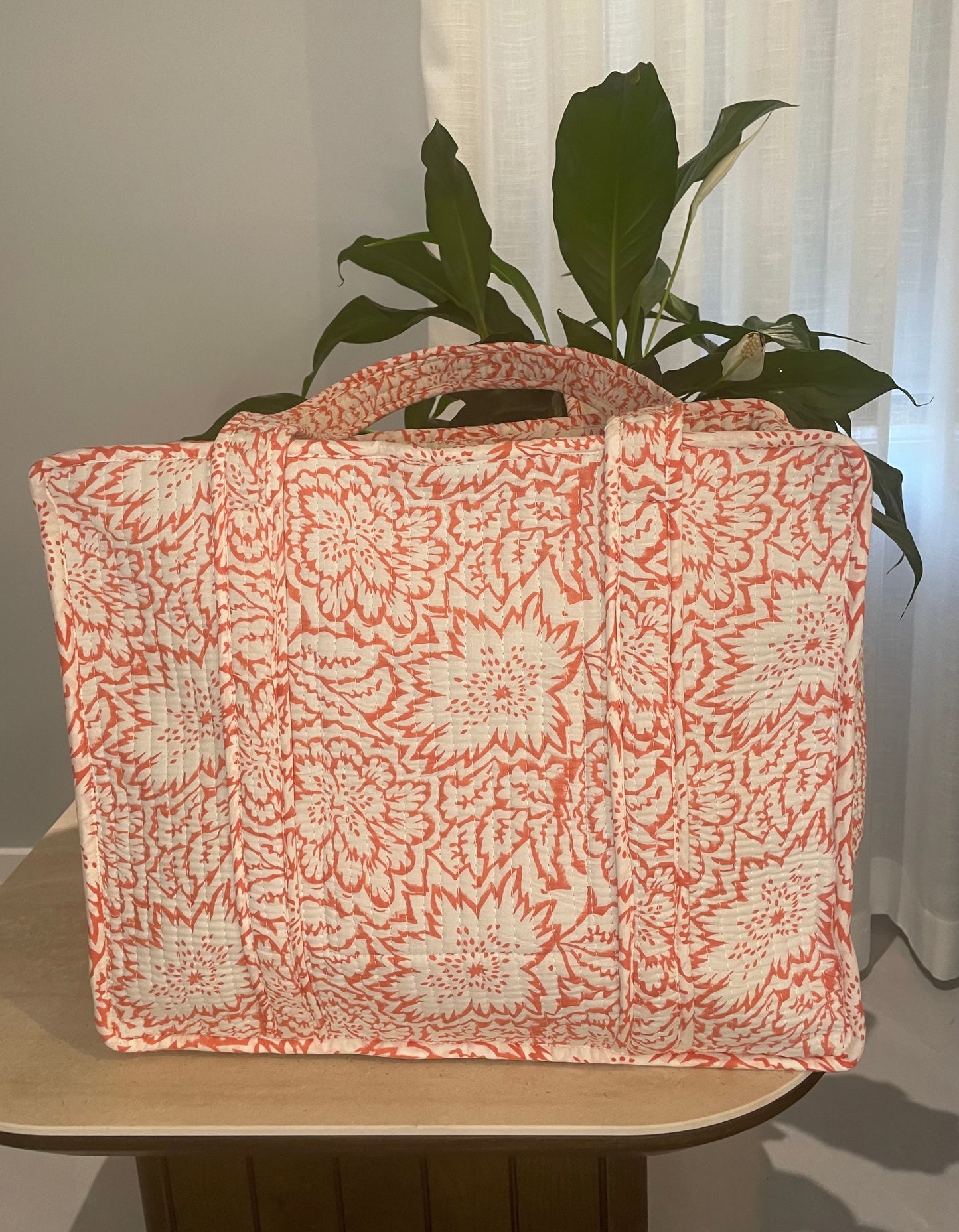 Tote Bag - Orange Bloom