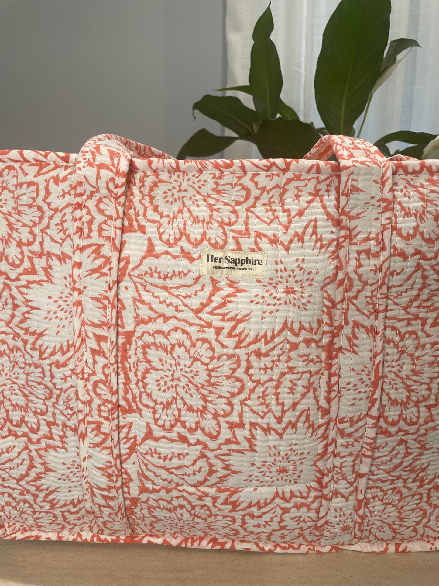 Tote Bag - Orange Bloom